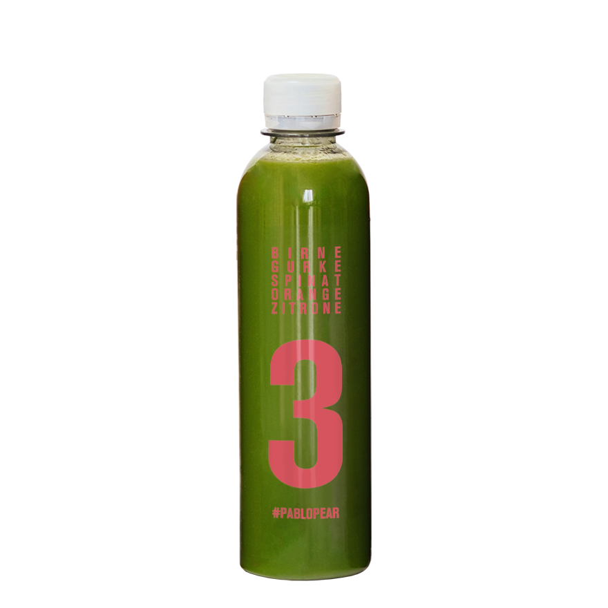 Grüner Saft mit Spinat