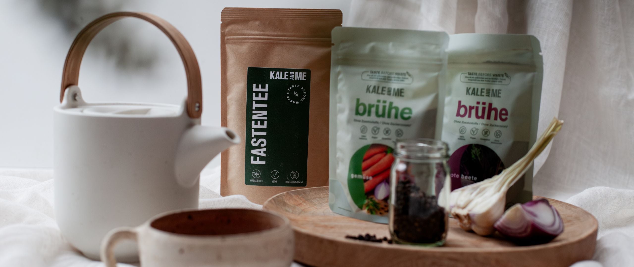 Fastentee und Brühe