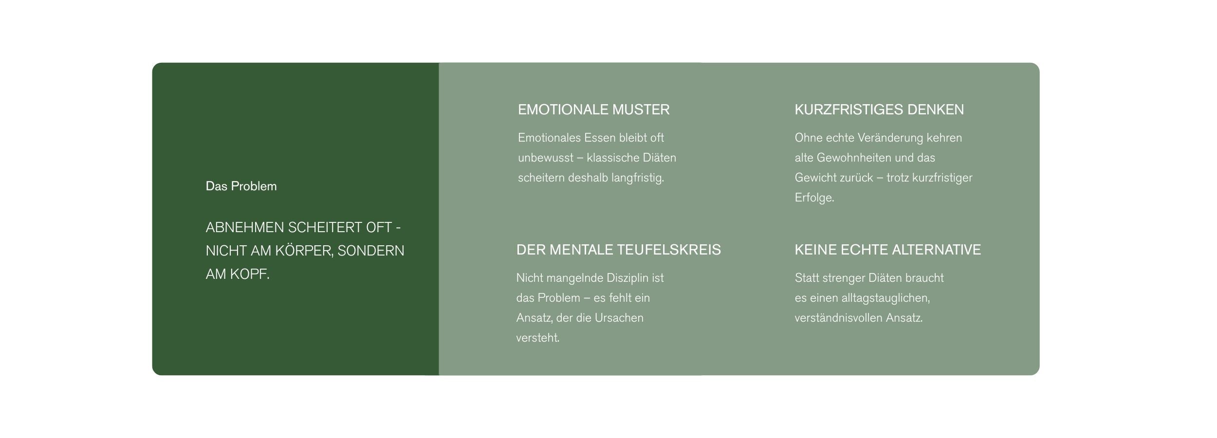 Gründe für Probleme beim Abnehmen
