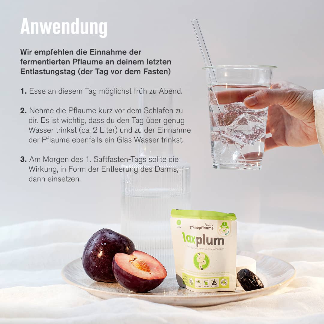 Anwendung Fermentierte Pflaume