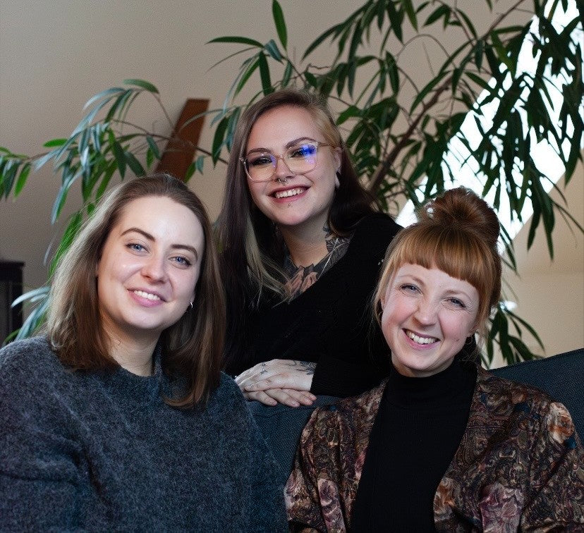 Farina, Vicky und Lydia aus unserem Customer-Care Team