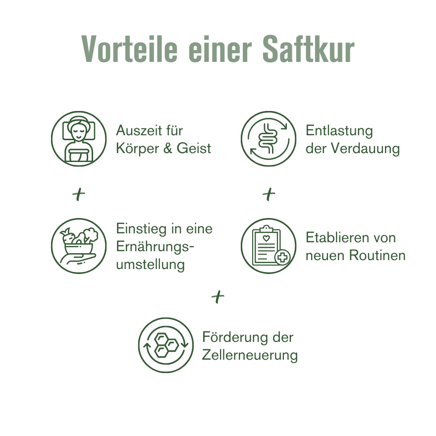 Vorteile einer Saftkur