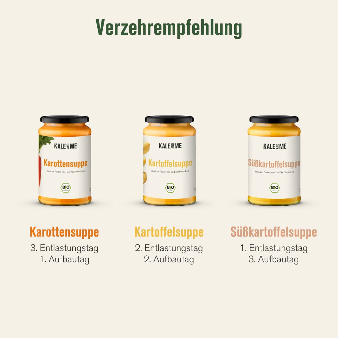 Fastensuppen Verzehrempfehlung