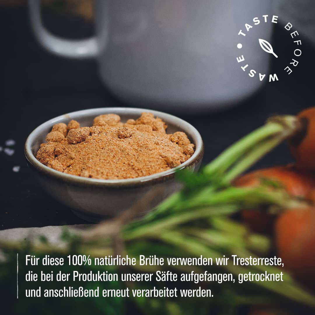 Brühe aus Tresterresten